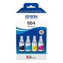 Epson oryginalny ink / tusz C13T66464A, CMYK, Epson L100, L200, L300