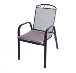 Poduszka na krzesło Artos, beżowo - brązowe,48 x 45 x 5,5 cm