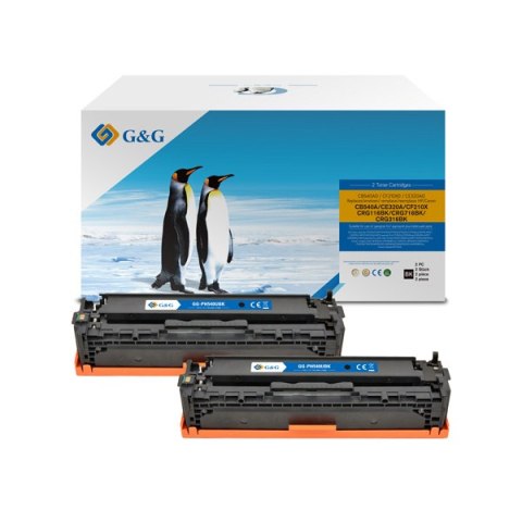 G&G kompatybilny toner z CB540A, black, NT-PH540UBK, dla HP Color Laserjet CP1210/CP1215/CP1515N/CP1518ni/CM13, N