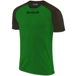 Koszulka Givova Capo MC MAC03 1310 zielono-czarna
