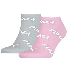 Skarpety Puma Unisex Bwt Sneaker 2P różowe, szare 907947 04
