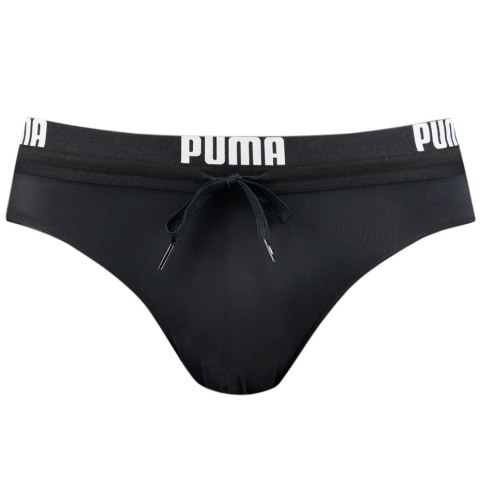 Slipy kąpielowe męskie Puma Swim Men Logo Swim Brief czarne 907655 04