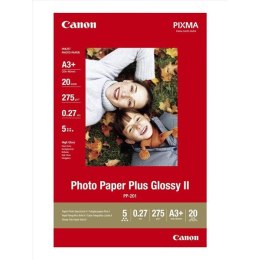 Canon Photo Paper Plus Glossy, foto papier, połysk, biały, A3+, 13x19", 275 g/m2, 20 szt., PP-201 A3+, atrament