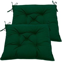 STILISTS Zestaw 2 poduszek na siedzisko 40 x 40 x 8 cm, ziel