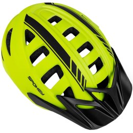 Kask rowerowy Spokey Speed 58-61 cm zielono-czarny 926883