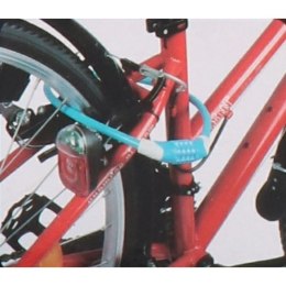 Zapięcie rowerowe spiralne na szyfr 1,0x65cm Dunlop - zielony