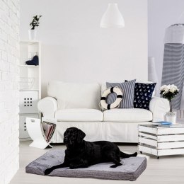 Poduszka dla psa rozmiar M, 100 x 65 x 10 cm, ciemnoszara