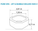 Jacuzzi Pure Spa - Jet & Bubble Deluxe HWS 4