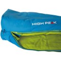 Śpiwór High Peak Hyperion 1L 225x82x52 niebiesko-zielony lewy 23366