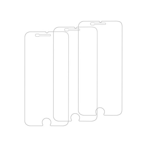 3x Szkło hartowane GC Clarity do telefonu iPhone 6 Plus / 6S Plus / 7 Plus / 8 Plus