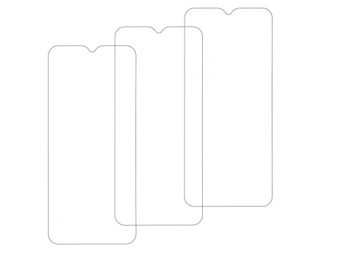 3x Szkło hartowane GC Clarity do telefonu Xiaomi Mi 10 Lite