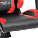 Dla gracza fotel Red Fighter C8, czarno-czerwony, + mysz Marvo M519, PROMO, podświetlenie RGB