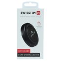 Uchwyt magnetyczny do telefonu lub GPS Swissten do samochodu, S-Grip Dashboard M10, czarny, metal, z klejem, czarna, telefon