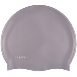 Czepek pływacki silikonowy Crowell Mono Breeze kol.6 srebrny