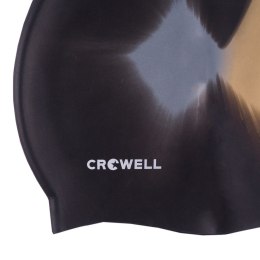 Czepek pływacki silikonowy Crowell Multi Flame czarny kol.08