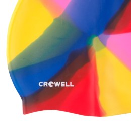 Czepek pływacki silikonowy Crowell Multi Flame kolorowy kol.03