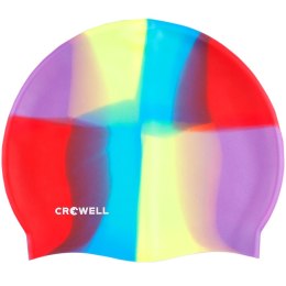 Czepek pływacki silikonowy Crowell Multi Flame kolorowy kol.10