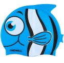 Czepek pływacki silikonowy dla dzieci Crowell Nemo Jr niebieski