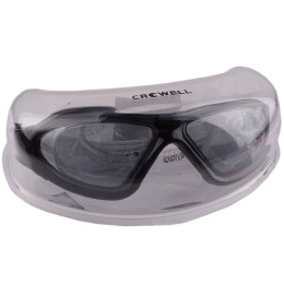 Okulary pływackie Crowell Idol 8120 czarno-białe