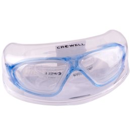 Okulary pływackie Crowell Idol 8120 niebiesko-przeźroczyste