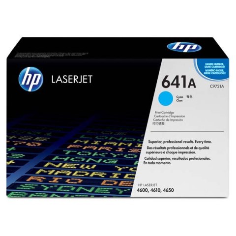 HP oryginalny toner C9721A, cyan, 8000s, HP 641A, HP Color LaserJet 4600, N, DN, DTN, HDN, 4650, O