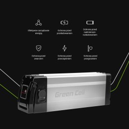 Green Cell® Bateria do Roweru Elektrycznego 48V 11Ah E-Bike Li-Ion Silverfish z Ładowarką