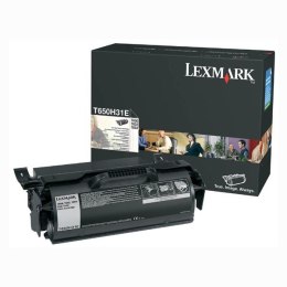Lexmark oryginalny toner T650H31E, black, 25000s, high capacity, Lexmark T650,T650dn,T650n, O