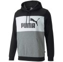 Bluza męska Puma Colorblock Hoodie TR czarno-biało-szara 848772 01