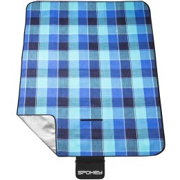 Koc piknikowy Spokey Picnic Flannel niebieski 150x180cm 839636