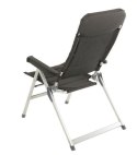 Aluminiowe krzesło ogrodowe - mocna wyściółka - 2 szt