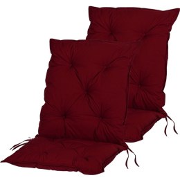 STILISTA Zestaw 2 poduszek do niskich krzeseł, ciemnoczerwon