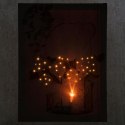 Obraz podświetlany - kosz na kwiaty, 1 LED, 30 x 40 cm