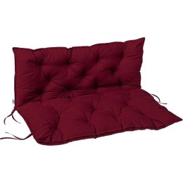 STILISTA poduszka na ławkę, 98 x 100 x 8 cm, ciemna. czerwon
