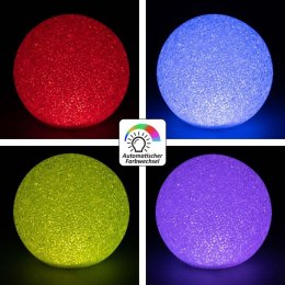 Świecące LED kule zmieniające kolor 15 cm na baterie 3 szt