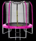 Marimex Trampolina 183 cm różowa + siatka zabezpieczająca +