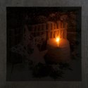 Podświetlany obraz, Zimowa martwa natura, 1 LED, 30 x 30 cm