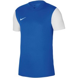 Koszulka dla dzieci Nike Df Tiempo Premier II Jsy SS niebieska DH8389 463