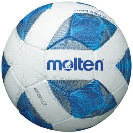 Piłka nożna Molten Vantaggio biało-niebieska F4A2810/F5A2810