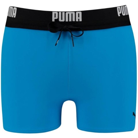 Spodenki kąpielowe męskie Puma Logo Swim Trunk niebieskie 907657 08