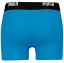 Spodenki kąpielowe męskie Puma Logo Swim Trunk niebieskie 907657 08