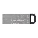 Kingston USB flash disk, USB 3.0 (3.2 Gen 1), 256GB, DataTraveler(R) Kyson, srebrny, DTKN/256GB, USB A, z oczkiem na brelok