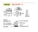 NAMIOT HIGH PEAK NEVADA 4 granatowo/szary /10205