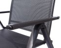 Regulowane krzesło LONDON czarny + antracyt